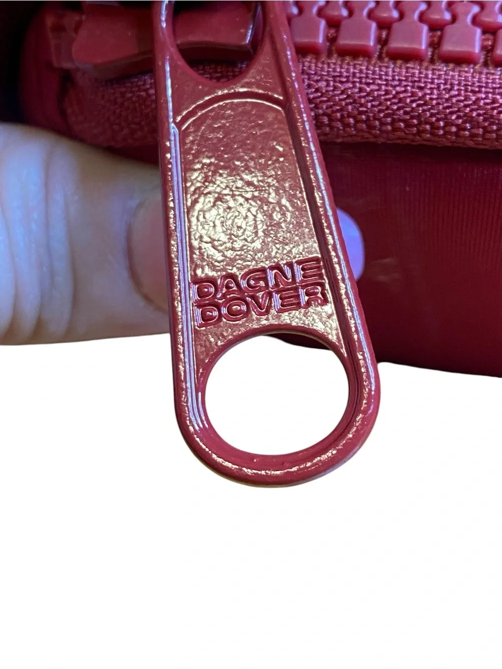 Dagne Dover SEPHORA Limited Edition MARA NEOPRENE Burgundy PHONE SLING Mini Bag